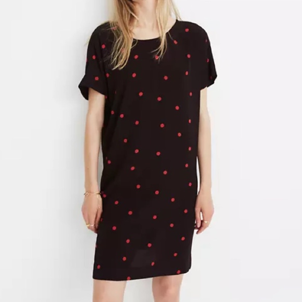 Maxwell NWT women’s tie back polka dot dress